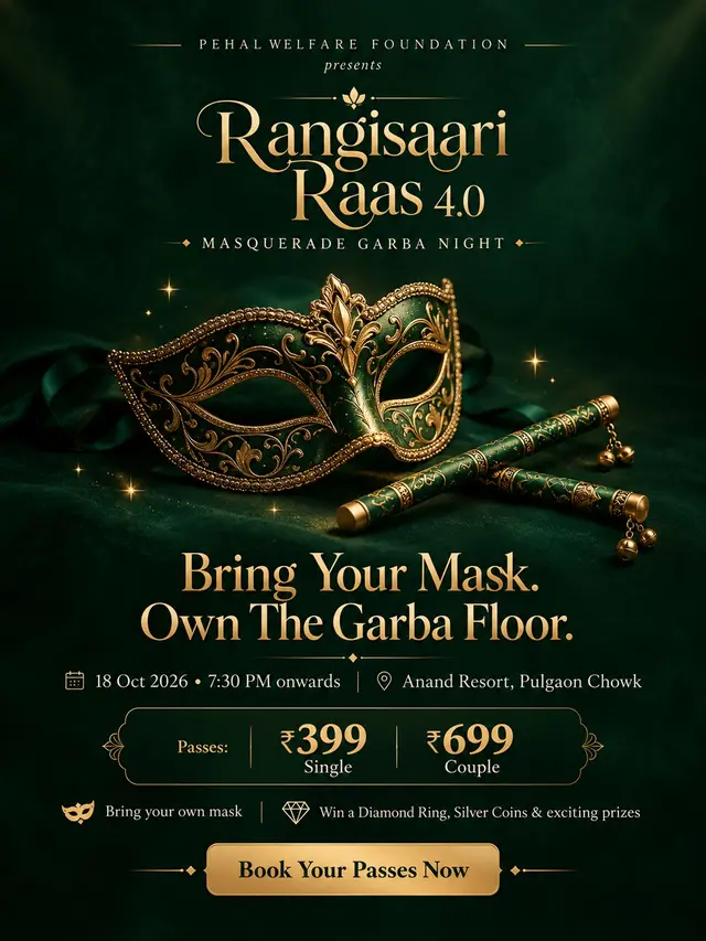 Rangisaari Raas 4.0 — Masquerade Garba Night