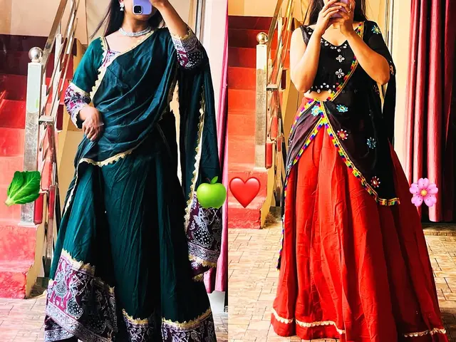 Garba outfits on rent, ₹500–₹1,000